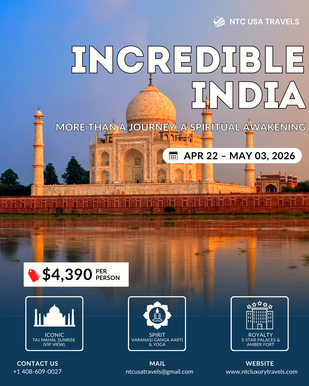 India luxury travel moment by NTC
